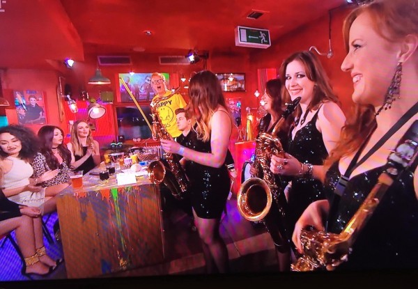 TFI Friday Brass Off - Saxophone Girls